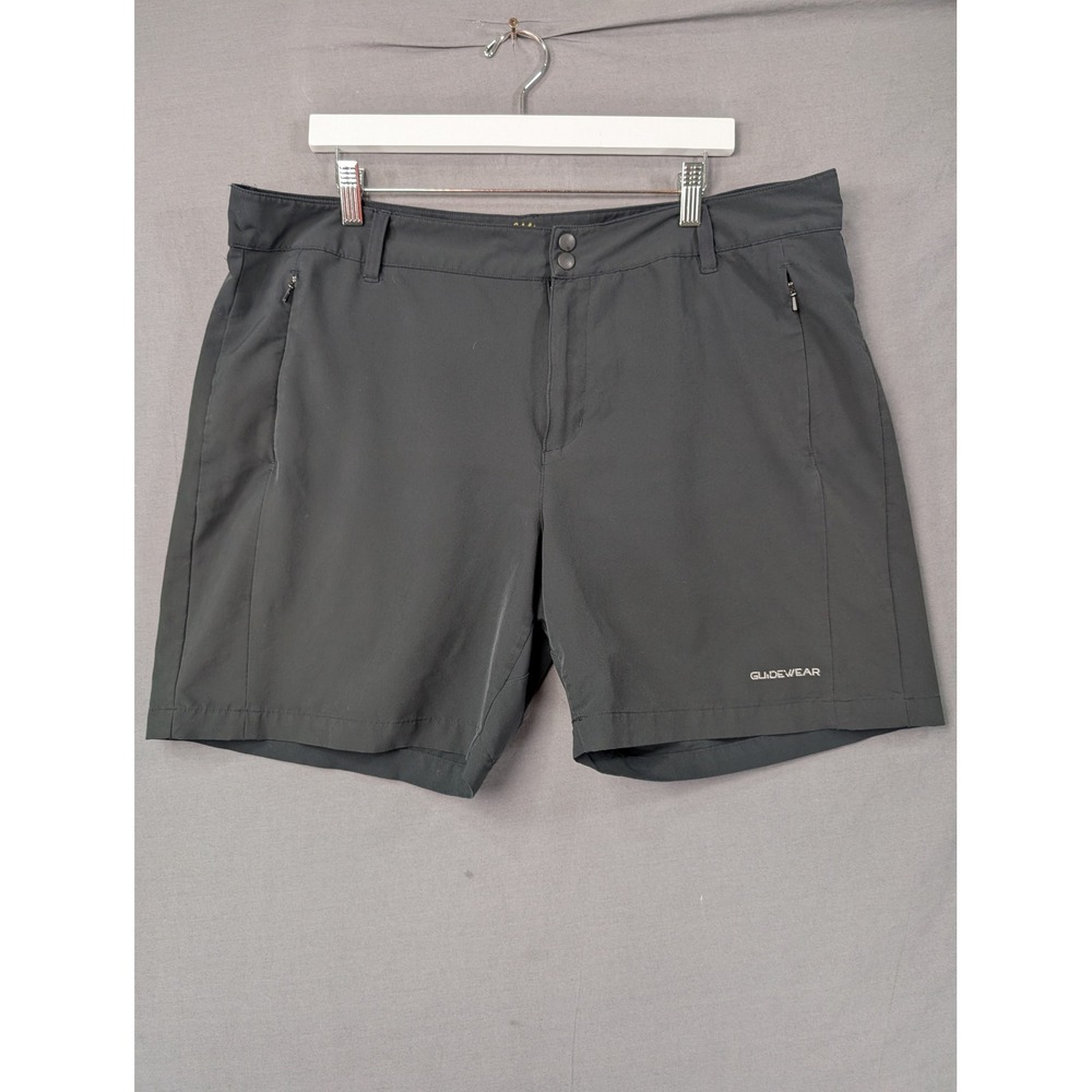 Cabelas Guidewear Womens Shorts Size 18 Gray‎ Hiking Fishing Outdoor UPF 30
